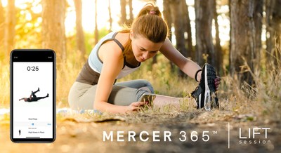 Mercer and LIFT session team up to bring digital fitness and employee wellness to Canadian workplaces (CNW Group/Lift Session)
