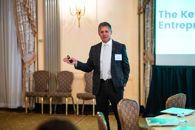 Rob Siegfried, CEO and Founder of The Siegfried Group, LLP, presents to students during a workshop at the University of Delaware.