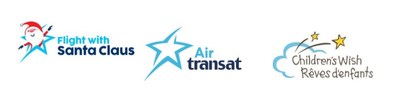 Logo: Flight with Santa Claus/ Air Transat/ Children's Wish Foundation of Canada (CNW Group/Transat A.T. Inc.)
