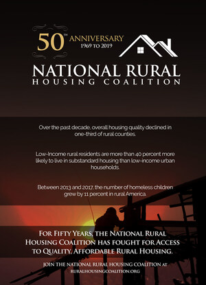 Rural Housing Coalition Celebrates 50 Years of Improving Housing Conditions Across America