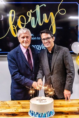 Argyle founder Ray Argyle and Argyle CEO Daniel Tisch celebrate 40 years in business this week (CNW Group/Argyle Public Relationships)