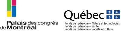 Logos: Palais des congrs de Montral and Fonds de recherche du Qubec (FRQ) (CNW Group/Palais des congrs de Montral)