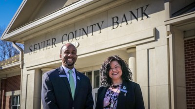 Calloway (left) and Abercrombie (right) will each have responsibility for three of the bank's six locations.