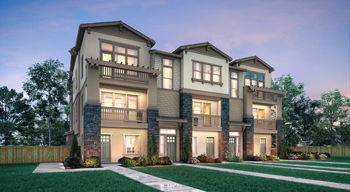Townhome-style condos and flats | Enclave at Mission Falls by Century Communities | 55+ living in Fremont, CA