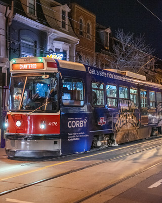 Corby is getting Toronto home safe this New Year's Eve ? the TTC is free all night! (CNW Group/Corby Spirit and Wine Communications)