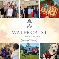 Watercrest St. Lucie West Promotes Common Unity by Giving Thanks