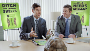 Wonderful Pistachios No Shells 'Shell-ebrates' Television Debut With The Arrival Of Sheldon The Tortoise