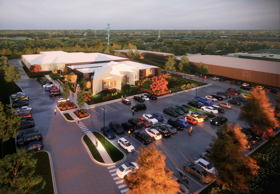 Rendering of Holistic Industries new facility at 29600 Stephenson Highway
