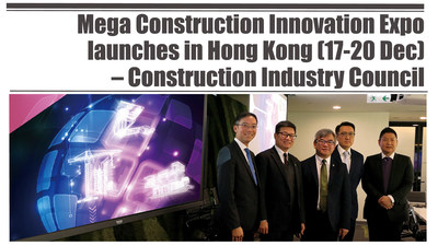 CIC Launches Hong Kong's First Mega Construction Innovation Expo