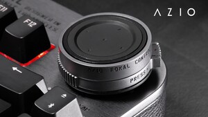 Vintage and Visionary: AZIO Combines Retro Design with Futuristic Tech to Create Fokal, a Wireless Mechanical Backlit Keyboard with a Multi-Functional Control Knob to Streamline Users' Workflow