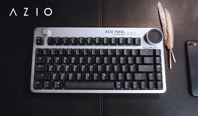 With the attractive combination of advanced technology and designing products with the perfect blend of elegance and performance, AZIO created the Fokal Keyboard, inspired by the iconic 1960s sleek rangefinder camera, to help users work smarter, without sacrificing style.The company is launching an Indiegogo campaign, (https://www.indiegogo.com/projects/azio-fokal-keyboard-with-customizable-control-knob#/ ), to spread awareness of their forward-thinking Fokal Keyboard.