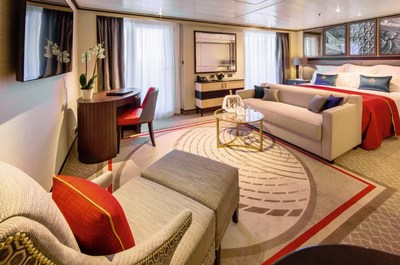 Queens Grill Suite on Cunard's flagship Queen Mary 2