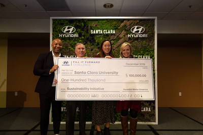 Hyundai Awards Santa Clara University's Office of Sustainability with a $100,000 Grant