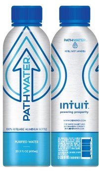 Refillable Aluminum Water Bottle with Purified Water