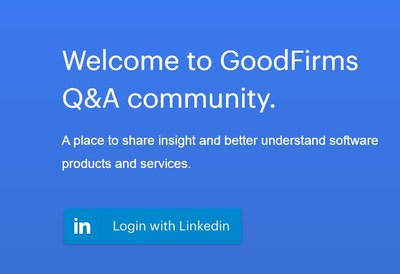 GoodFirms Launches Q&A Community for Technophiles to Share Knowledge on IT & Software Industries