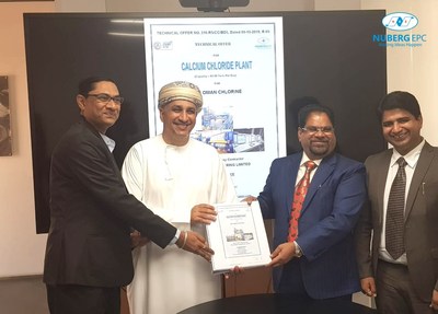 Nuberg EPC to build Chlor-Alkali and Calcium Chloride Plant for Oman Chlorine