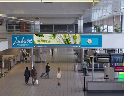 Clear Channel Airports will install new media at Jackson-Medgar Wiley Evers International Airport, which includes a themed digital network in baggage claim among other assets.