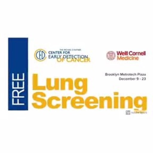 If you are or were a smoker, get your lungs scanned. FREE! Early Detection Saves Lives