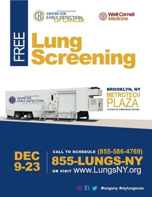 Free Lung Screening. No insurance necessary. Early Detection Saves Lives