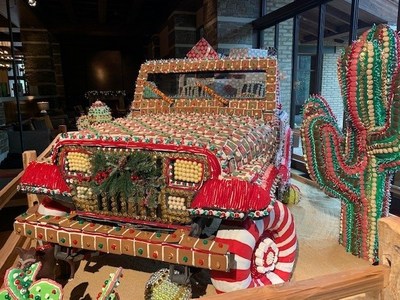 Bedazzled with Holiday Sweets, Gingerbread Jeep® Rolls into Lobby of The Ritz-Carlton, Dove Mountain
