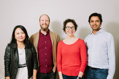 Long time colleagues and friends with successful track records partner to advance the benefits of AI in everyday products starting with travel. XOKind co-founders from left to right: Yinyin Liu (CTO), Scott Leishman (VP Engineering), Sarah Harris (Head of Product) and Arjun Bansal (CEO)