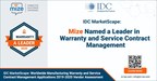 Mize Named a Leader in the IDC MarketScape Report for Warranty and Service Contract Management Software