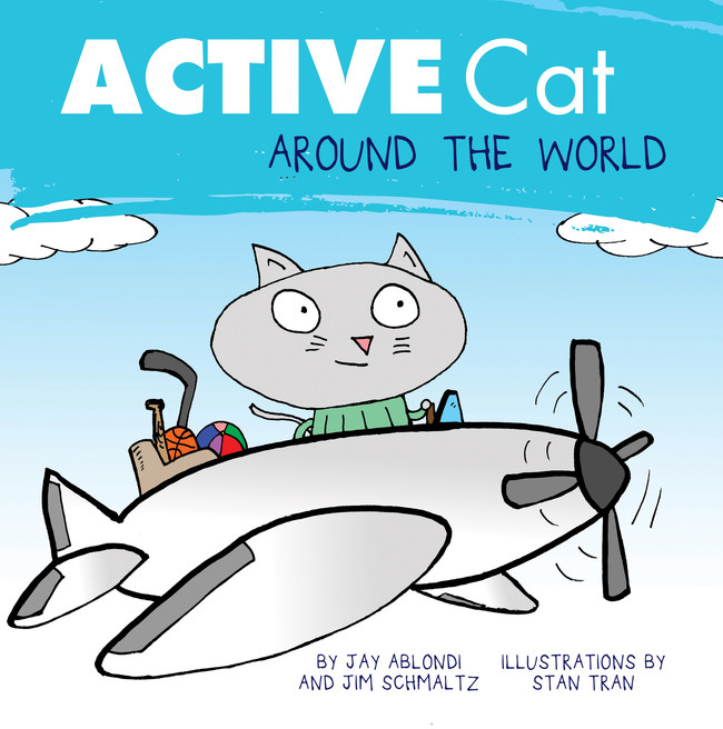 Cat Teaching Kids to Exercise More