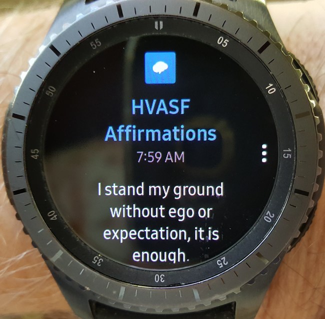 affirmation on smart watch affirmation on smart watch