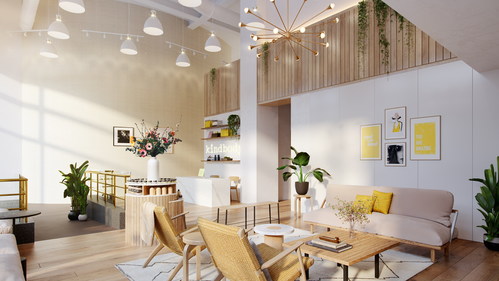 Rendered image of Kindbody's SF clinic at launch next month