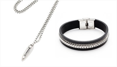 Photo credit: Stainless steel chain necklace and Men's bracelet by Sunfun Trading Co Ltd