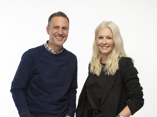 John Patroulis, Worldwide Chief Creative Officer of Grey, and Justine Armour, new Chief Creative Officer of Grey New York