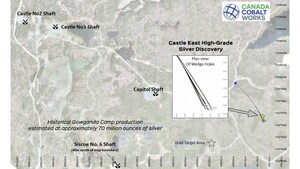 Canada Cobalt Intersects Massive Silver as Castle East Discovery Builds Out