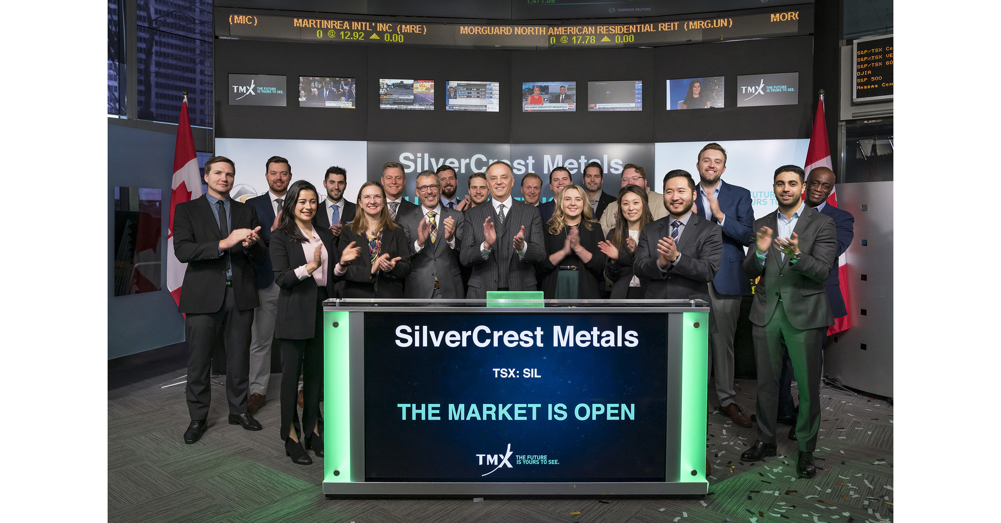 SilverCrest Metals Inc. Opens the Market