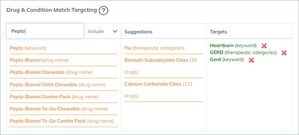 Tap Native Launches Drug &amp; Condition Match Targeting ® -- An Expansive Database of Drugs and Conditions Used to Trigger In-Content Ad Placements