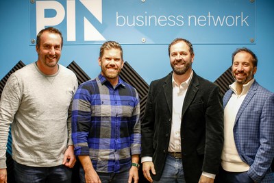 PIN Business Network Family of Companies Acquires Precis E-business Systems. (L-R: Chris Leebelt, Brian Miesbauer, Joe Oltmann, Keith Sawarynski)