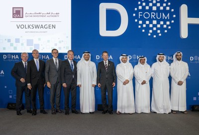 VW QIA signing ceremony (PRNewsfoto/Qatar Investment Authority (QIA))