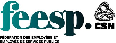 Logo : FEESP-CSN (Groupe CNW/Syndicat canadien de la fonction publique (FTQ))