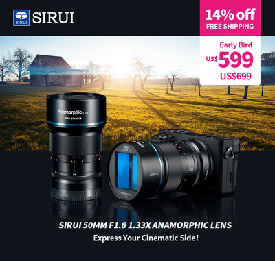 SIRUI 50mm f/1.8 1.33x Anamorphic Lens - the Next Step in the