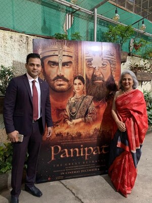 Late Dadasaheb Phalke's Great Grandniece Graces the Special Screening of Panipat Along With the Star Cast