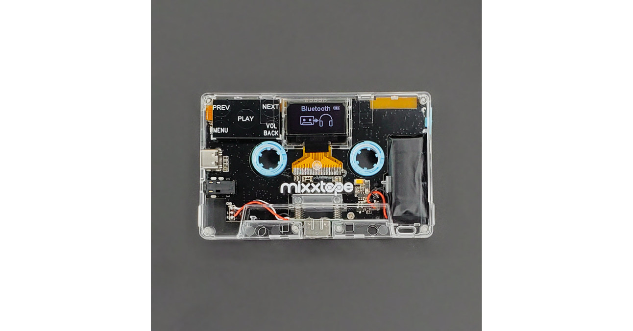 MIXXTAPE Remasters the Cassette as a Digital Music Player