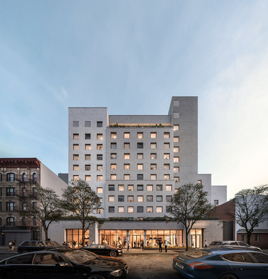 Rendering of The Collective's future project, located at 292 North 8th Street in Williamsburg, Brooklyn. Image courtesy of Scuares.