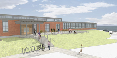 Digital rendering of the new Hula lakeside campus in Burlington, VT