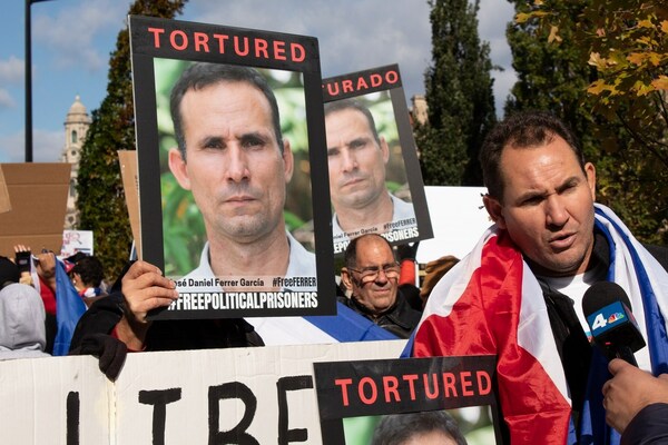 Manifestantes exigen la liberación de José Daniel Ferrer