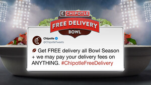 Chipotle Intercepts All Types Of Delivery Fees To Kick Off Its Free Delivery Bowl