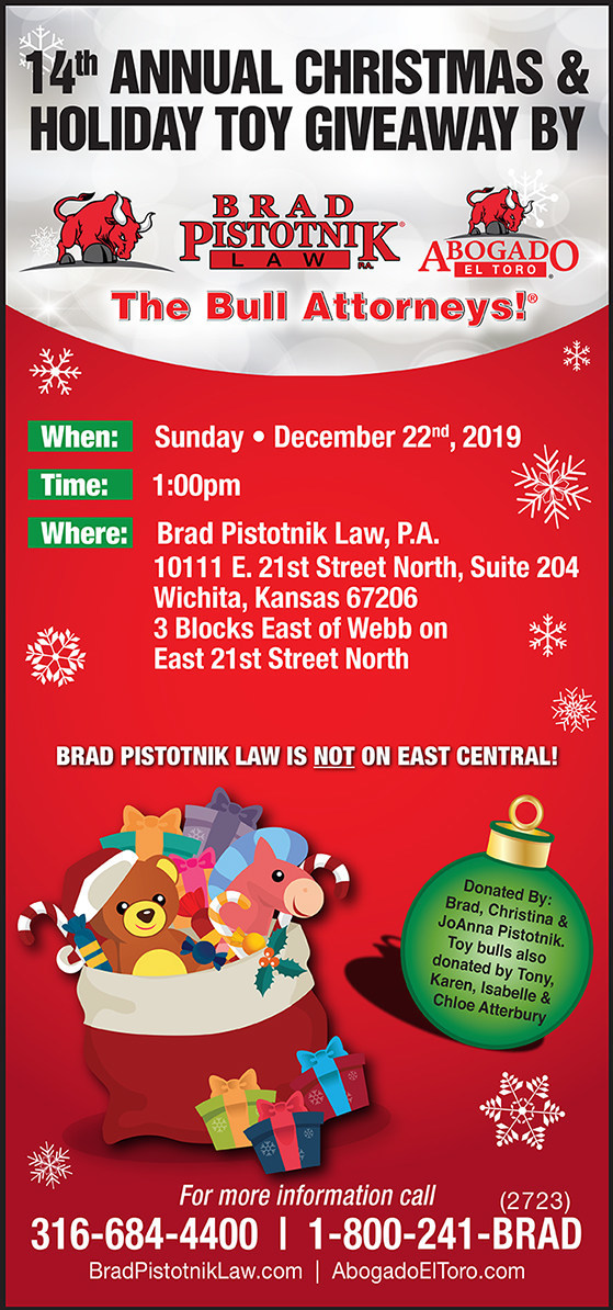 Brad Pistotnik And The Bull Attorneys 14th Annual Christmas And Holiday