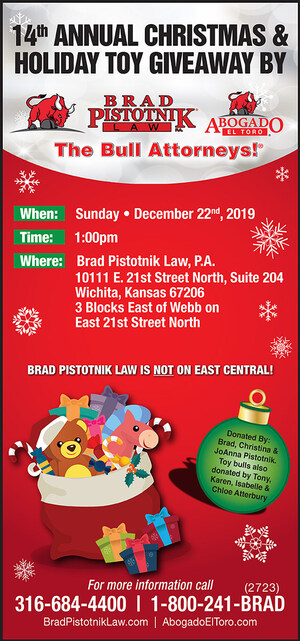 Brad Pistotnik And The Bull Attorneys 14th Annual Christmas And Holiday Toy Giveaway