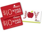 Compre $50 en tarjetas de regalo de Applebee's este 23 y 24 de diciembre y obtenga 2 x $10 ($20) en tarjetas Bonus* solo en restaurantes Applebee's participantes en Texas
