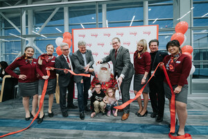 Launch of Air Canada Rouge's first international flights from YQB