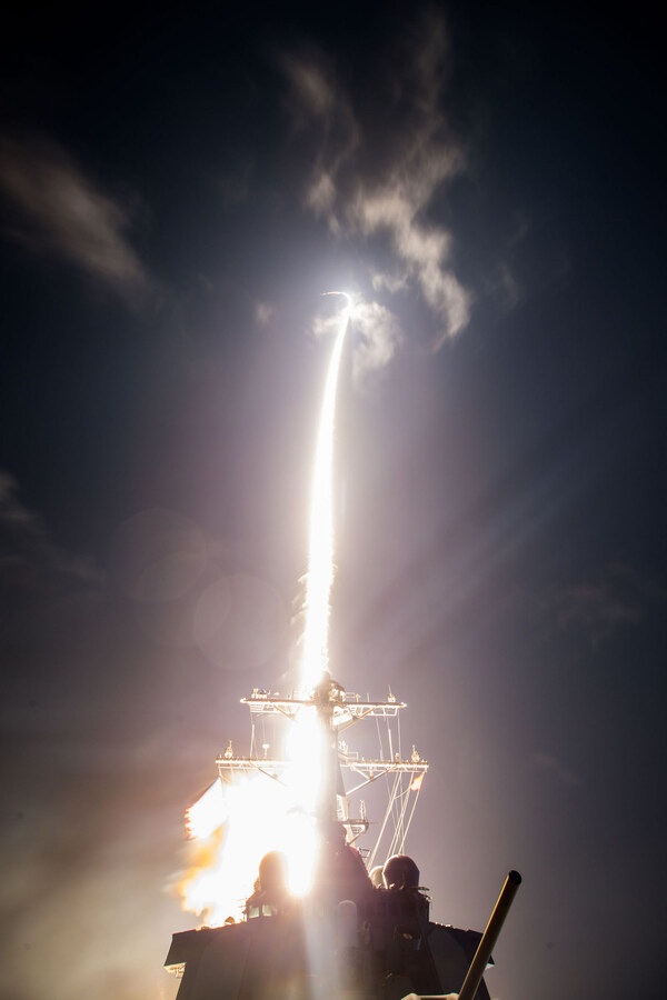 The next-generation SM-3® Block IIA interceptor features a larger rocket motor and enhanced kinetic warhead to defend a wider area. (Photo: Missile Defense Agency)