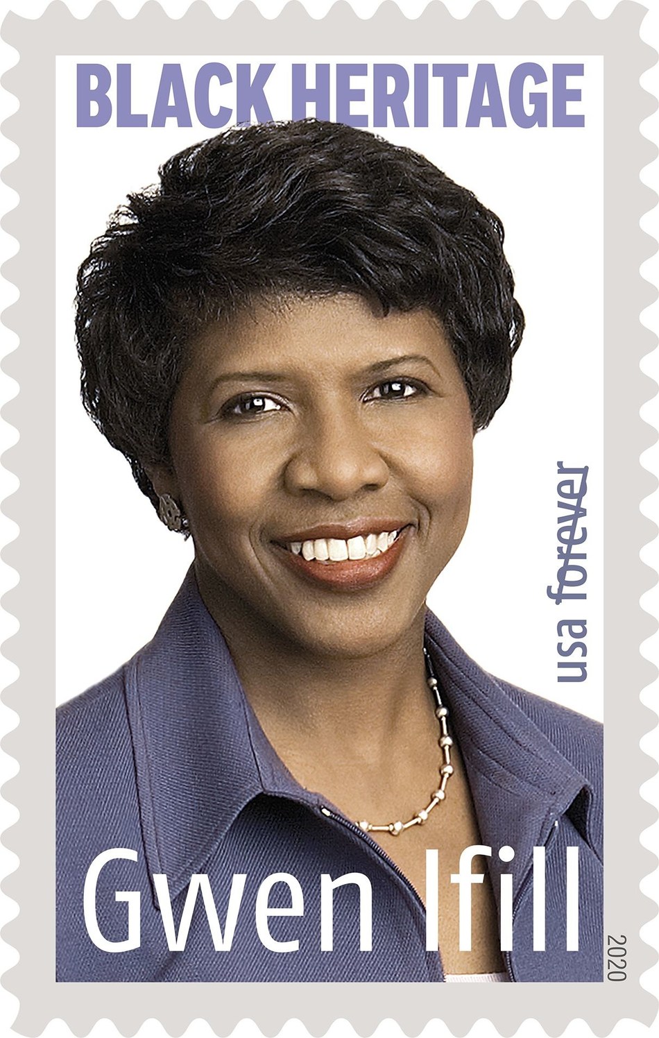 U S Postal Service Issuing Gwen Ifill Black Heritage Forever Stamp Jan 30